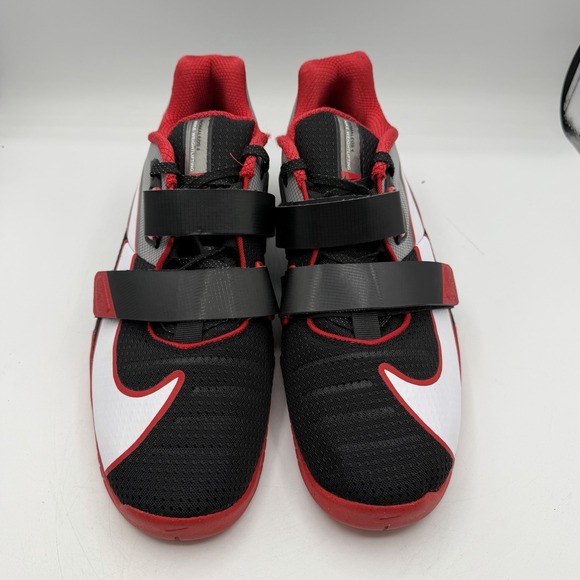 Nike Romaleos 4 Weightlifting Shoes Men\'s Size 8.5 Black Red CD3463-003